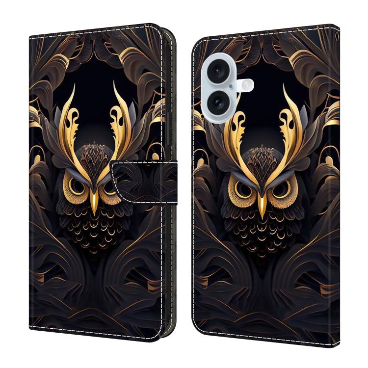 Custodia portafoglio in ecopelle effetto cristallo per iPhone 16
