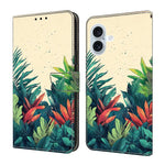 Custodia portafoglio in ecopelle effetto cristallo per iPhone 16