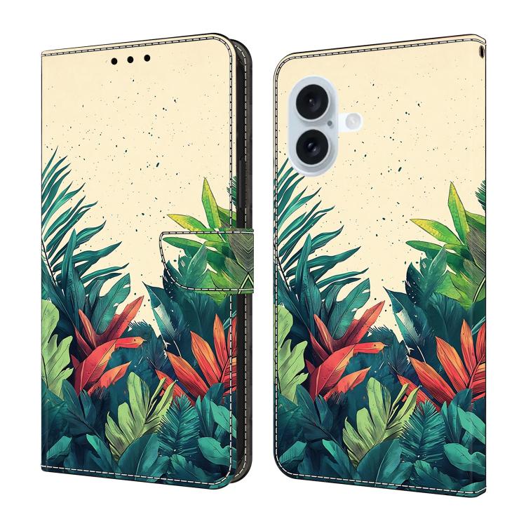 Custodia portafoglio in ecopelle effetto cristallo per iPhone 16