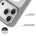 YOUNGKIT Custodia ibrida magnetica per telefono con finitura opaca TPU/PC effetto sabbia rocciosa., For iPhone 17 Pro Max, For iPhone 17 Pro