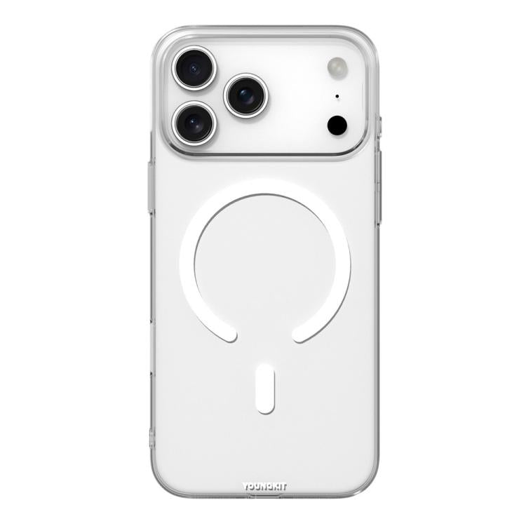 Custodia magnetica per telefono YOUNGKIT Crystal Shield in PC, For iPhone 17 Pro Max, For iPhone 17 Pro