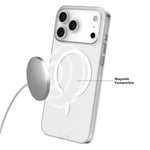 Custodia magnetica per telefono YOUNGKIT Crystal Shield in PC, For iPhone 17 Pro Max, For iPhone 17 Pro