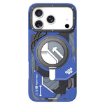 Custodia magnetica per telefono YOUNGKIT Starship Series con supporto girevole in TPU IMD, For iPhone 17 Pro Max, For iPhone 17 Pro