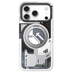 Custodia magnetica per telefono YOUNGKIT Starship Series con supporto girevole in TPU IMD, For iPhone 17 Pro Max, For iPhone 17 Pro