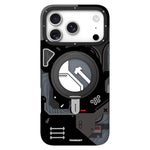 Custodia magnetica per telefono YOUNGKIT Starship Series con supporto girevole in TPU IMD, For iPhone 17 Pro Max, For iPhone 17 Pro