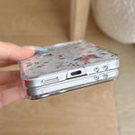 Cover per telefono con motivo floreale e gazza., For Samsung Galaxy Z Flip7 5G, For Samsung Galaxy Z Flip6, For Samsung Galaxy Z Flip5