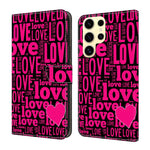 Custodia per telefono in ecopelle con effetto cristallo., For Samsung Galaxy S25 Ultra 5G