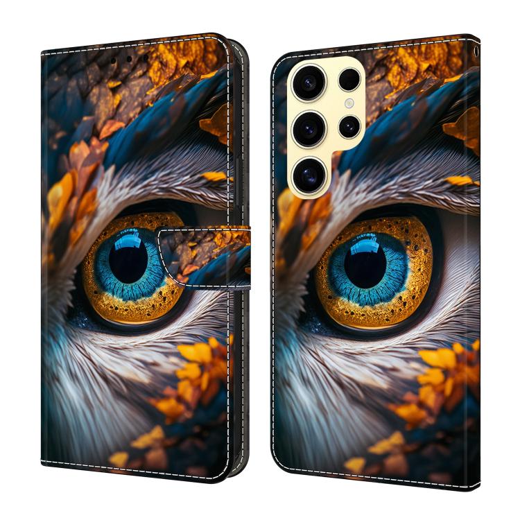 Custodia per telefono in ecopelle con effetto cristallo., For Samsung Galaxy S25 Ultra 5G
