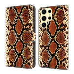 Custodia per telefono in ecopelle con effetto cristallo., For Samsung Galaxy S25 Ultra 5G