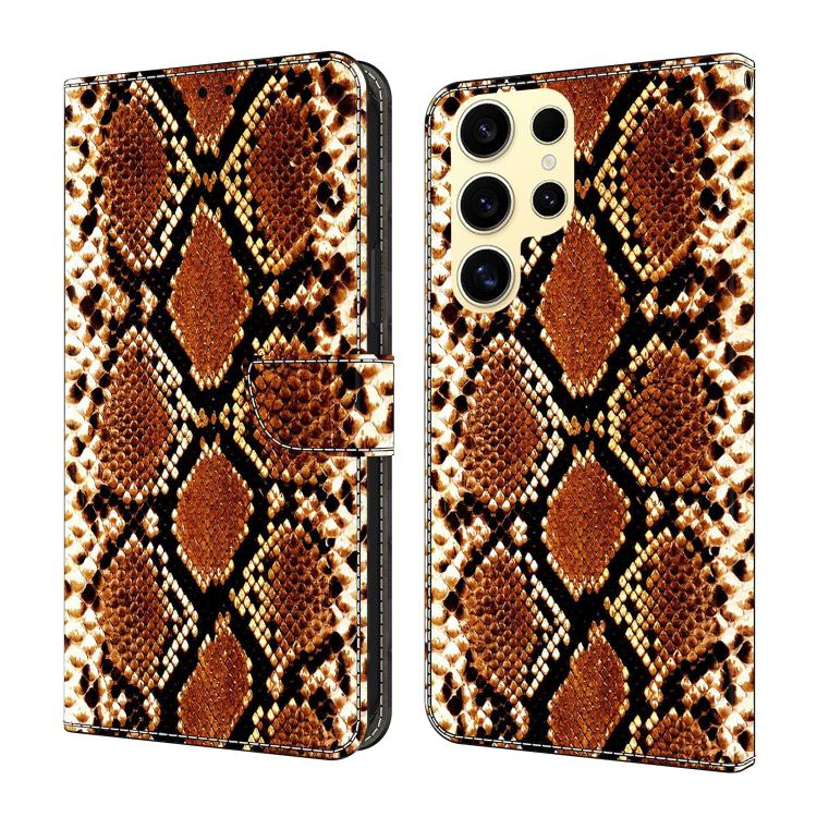 Custodia per telefono in ecopelle con effetto cristallo., For Samsung Galaxy S25 Ultra 5G