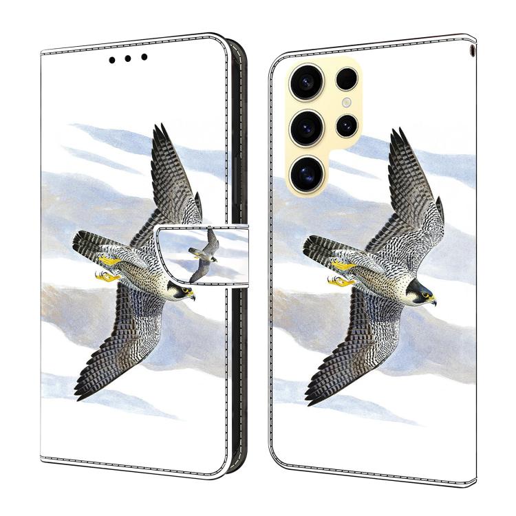 Custodia per telefono in ecopelle con effetto cristallo., For Samsung Galaxy S25 Ultra 5G