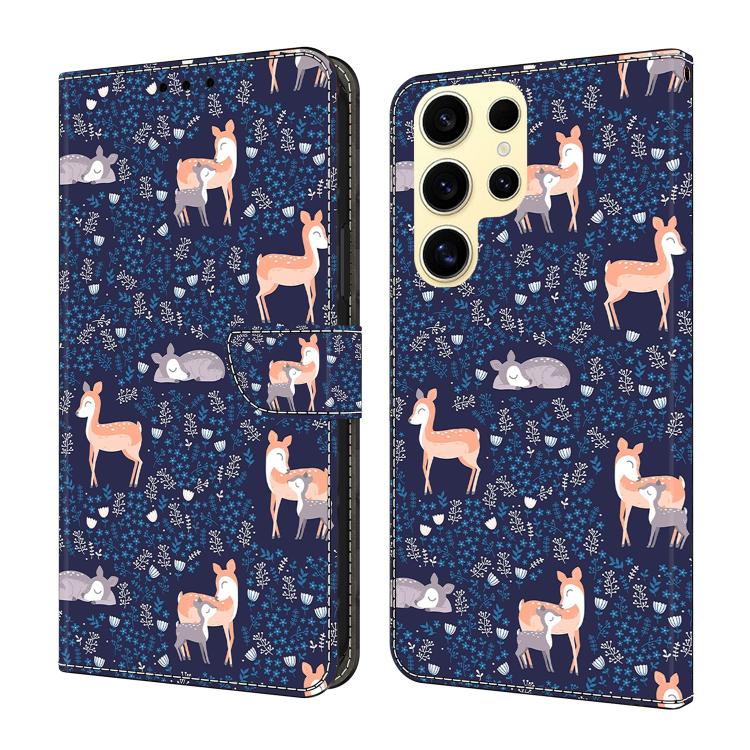 Custodia per telefono in ecopelle con effetto cristallo., For Samsung Galaxy S25 Ultra 5G