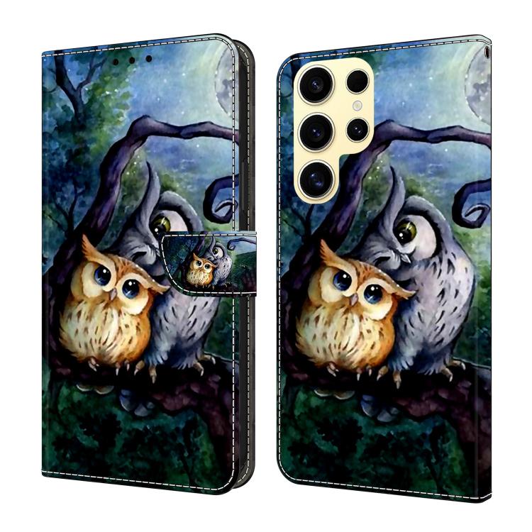 Custodia per telefono in ecopelle con effetto cristallo., For Samsung Galaxy S25 Ultra 5G