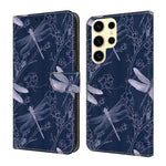 Custodia per telefono in ecopelle con effetto cristallo., For Samsung Galaxy S25 Ultra 5G