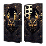 Custodia per telefono in ecopelle con effetto cristallo., For Samsung Galaxy S25 Ultra 5G