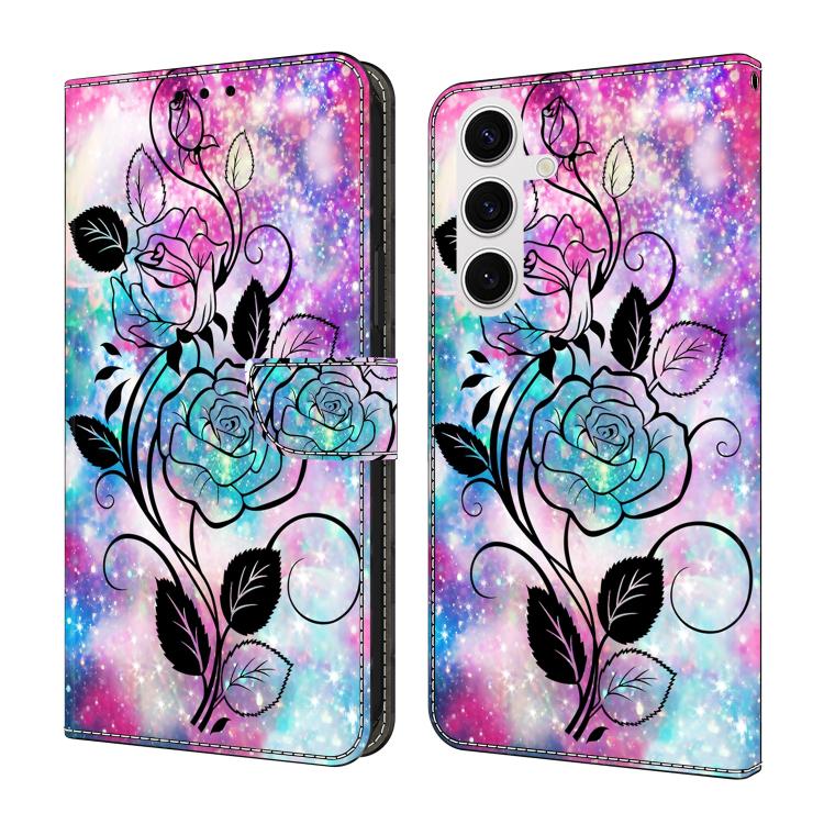 Custodia per telefono in ecopelle con effetto cristallo., For Samsung Galaxy S22 5G
