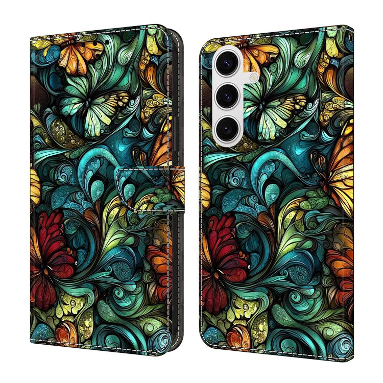 Custodia per telefono in ecopelle con effetto cristallo., For Samsung Galaxy S22 5G