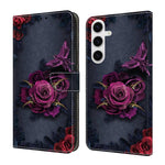 Custodia per telefono in ecopelle con effetto cristallo., For Samsung Galaxy S22 5G