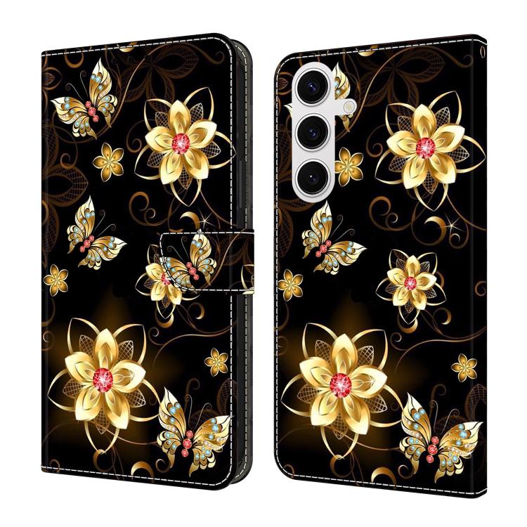 Custodia per telefono in ecopelle con effetto cristallo., For Samsung Galaxy S22+ 5G