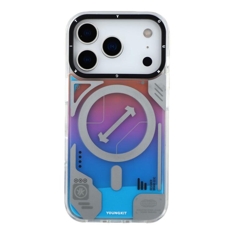 Custodia magnetica per telefono YOUNGKIT serie Galaxy-Rainbow, For iPhone 17 Pro Max, For iPhone 17 Pro