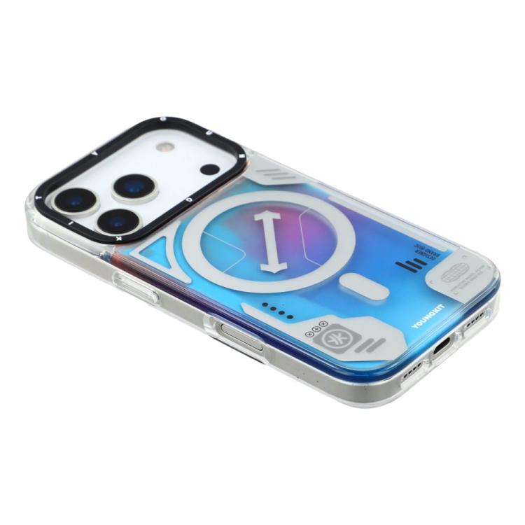 Custodia magnetica per telefono YOUNGKIT serie Galaxy-Rainbow, For iPhone 17 Pro Max, For iPhone 17 Pro