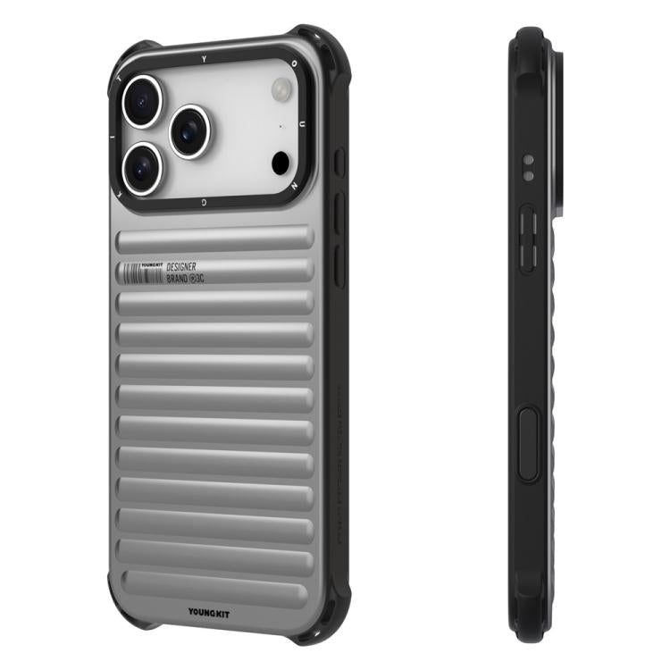 Custodia magnetica per telefono YOUNGKIT True Color con texture a valigia IMD in TPU., For iPhone 17 Pro Max, For iPhone 17 Pro