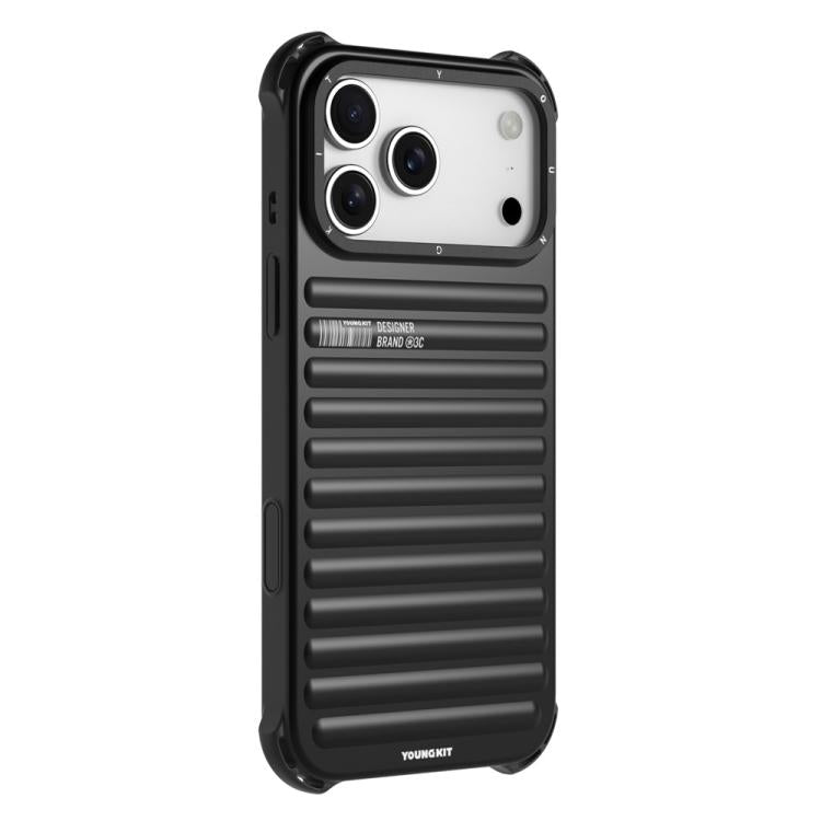 Custodia magnetica per telefono YOUNGKIT True Color con texture a valigia IMD in TPU., For iPhone 17 Pro Max, For iPhone 17 Pro