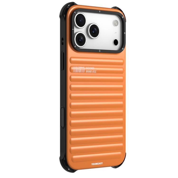 Custodia magnetica per telefono YOUNGKIT True Color con texture a valigia IMD in TPU., For iPhone 17 Pro Max, For iPhone 17 Pro