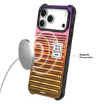 Custodia per telefono YOUNGKIT Secret Color Laser Gradient in lega di alluminio e TPU, For iPhone 17 Pro Max, For iPhone 17 Pro