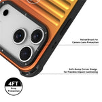 Custodia per telefono YOUNGKIT Secret Color Laser Gradient in lega di alluminio e TPU, For iPhone 17 Pro Max, For iPhone 17 Pro