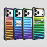 Custodia per telefono YOUNGKIT Secret Color Laser Gradient in lega di alluminio e TPU, For iPhone 17 Pro Max, For iPhone 17 Pro