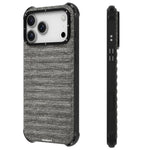 Custodia magnetica per telefono YOUNGKIT in tela TPU con texture effetto jeans., For iPhone 17 Pro Max, For iPhone 17 Pro