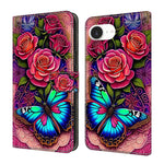 Custodia per telefono in ecopelle con effetto cristallo., For iPhone 17e / 16e