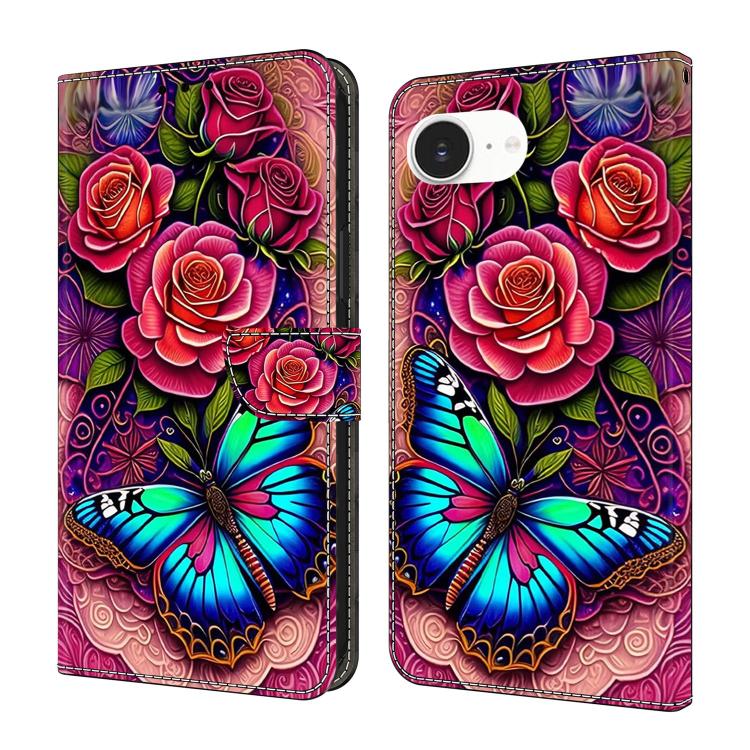 Custodia per telefono in ecopelle con effetto cristallo., For iPhone 17e / 16e