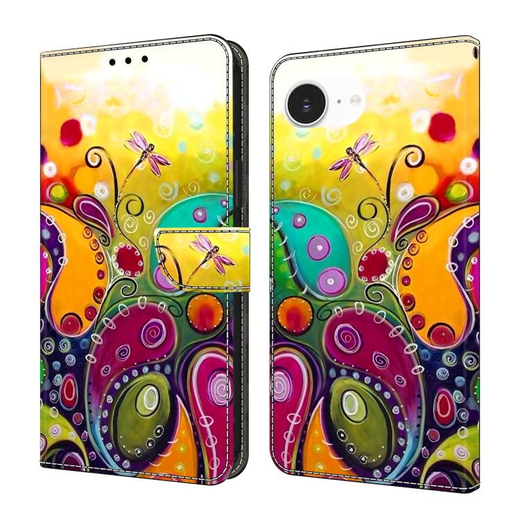 Custodia per telefono in ecopelle con effetto cristallo., For iPhone 17e / 16e