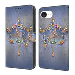 Custodia per telefono in ecopelle con effetto cristallo., For iPhone 17e / 16e