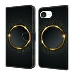 Custodia per telefono in ecopelle con effetto cristallo., For iPhone 17e / 16e
