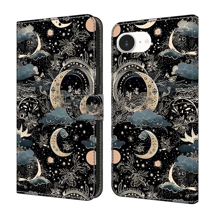 Custodia per telefono in ecopelle con effetto cristallo., For iPhone 17e / 16e