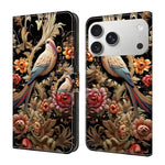 Custodia per telefono in ecopelle con effetto cristallo., For iPhone 17 Pro Max