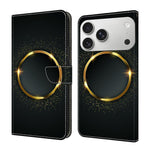 Custodia per telefono in ecopelle con effetto cristallo., For iPhone 17 Pro Max