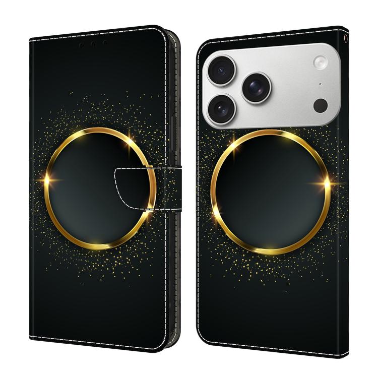 Custodia per telefono in ecopelle con effetto cristallo., For iPhone 17 Pro Max