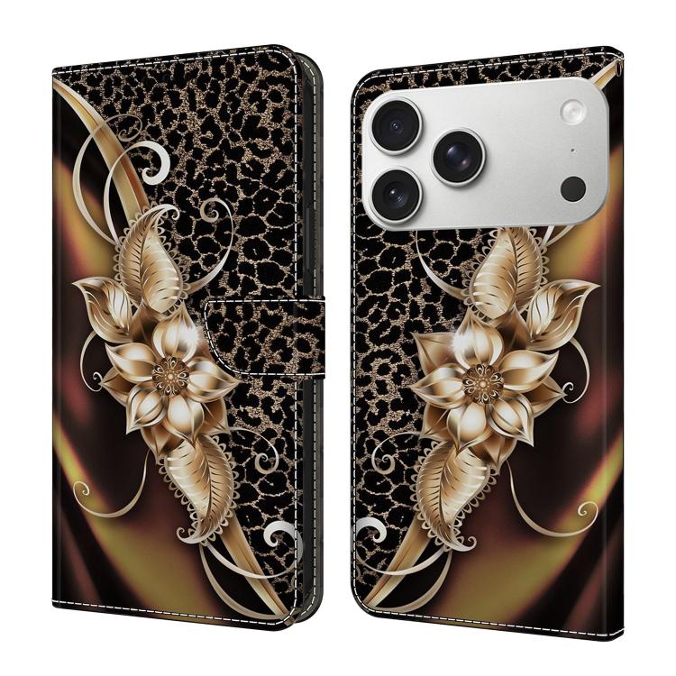 Custodia per telefono in ecopelle con effetto cristallo., For iPhone 17 Pro Max