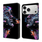 Custodia per telefono in ecopelle con effetto cristallo., For iPhone 17 Pro Max