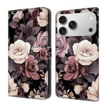 Custodia per telefono in ecopelle con effetto cristallo., For iPhone 17 Pro Max