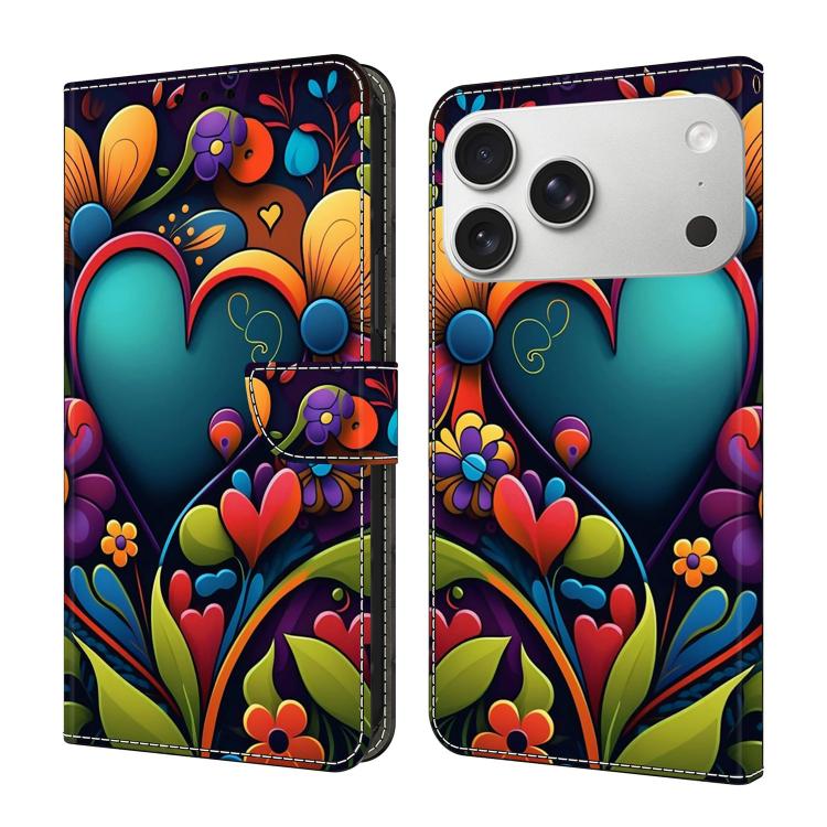 Custodia per telefono in ecopelle con effetto cristallo., For iPhone 17 Pro Max