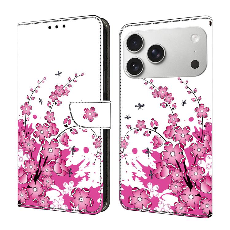 Custodia per telefono in ecopelle con effetto cristallo., For iPhone 17 Pro