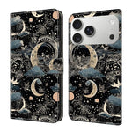 Custodia per telefono in ecopelle con effetto cristallo., For iPhone 17 Pro