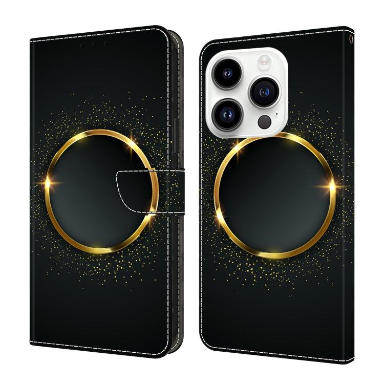 Custodia per telefono in ecopelle con effetto cristallo., For iPhone 16 Pro Max