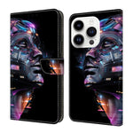Custodia per telefono in ecopelle con effetto cristallo., For iPhone 16 Pro Max