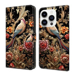 Custodia per telefono in ecopelle con effetto cristallo., For iPhone 16 Pro